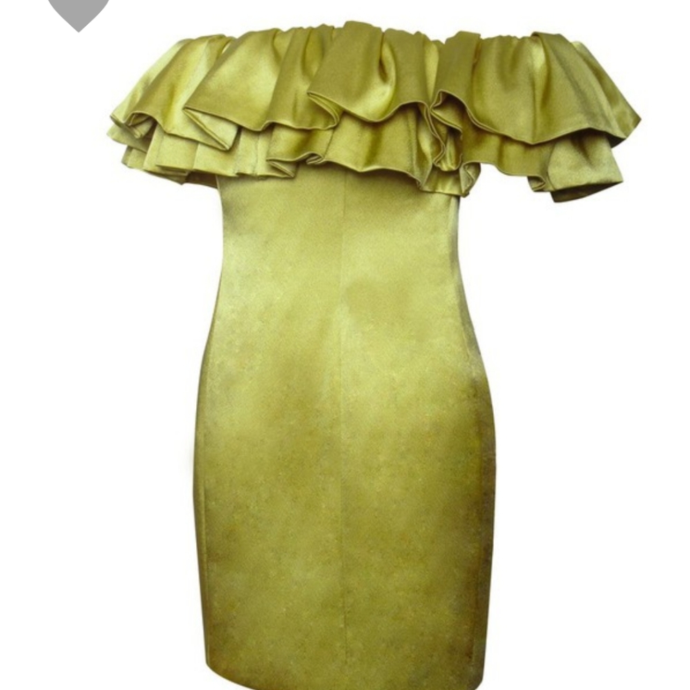 Olive green dress